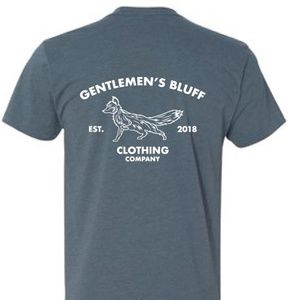 Gentlemen's Bluff Fox Logo Tee - Gray